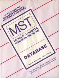 MST Dragon Cassette Business Program - Database