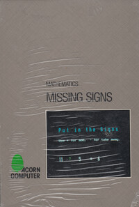 Mathematics - Missing Signs