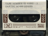DARTEC Tape Number 03-81032-3 Dartec M1000 series