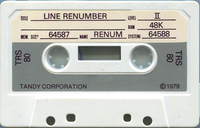 RENUM (Line Renumber) (16k / 48k)