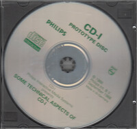 Some Technical Aspects Of CD-I - Prototype Disc