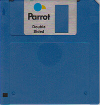Parrot Double Sided Floppy Disk