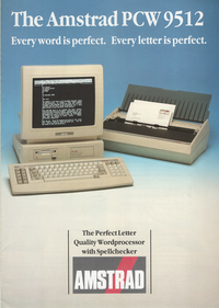 Amstrad PCW 9512 Brochure