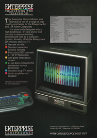 Enterprise Colour Television Monitor Brochure