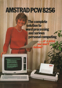 Amstrad PCW 8256 Brochure