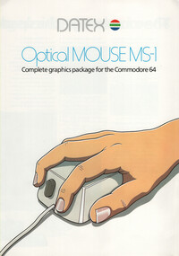 Datex Optical Mouse MS-1 leaflet