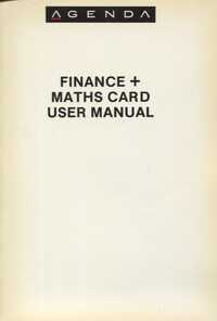 Finance + Maths