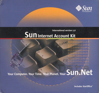 Sun Internet Account Kit - International Version 1.0