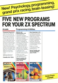 Five New Programs for Your ZX Spectrum