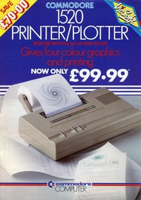 Commodore 1520 Printer/Plotter Leaflet