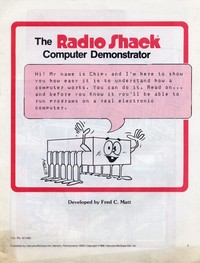 The Radio Shack Computer Demonstrator