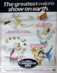 Personal Computer World Show 1984 Poster