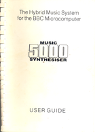Music 5000 Synthesiser User Guide