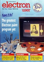 Electron User - October 1989
