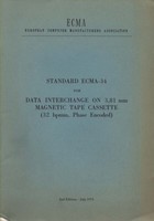Standard ECMA-34 for Data Interchange on Magnetic Tape Cassette
