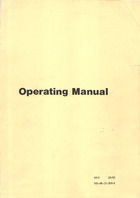 Precisa Printer KXE-1153 Operating Manual