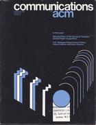 Communications of the ACM - September 1982