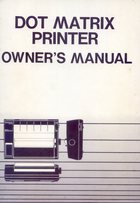 Dot Matrix Printer Owner's Manual