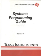 DX10 Operating System Systems Programming Guide