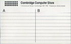 Cambridge Computer Store Blank Cassette