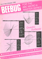 Beebug Newsletter - Volume 11, Number 5 - October 1992