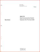 IBM 3770 Data Communication System Customer Planning Guide