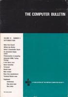The Computer Bulletin - September 1969