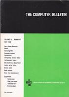 The Computer Bulletin - May 1969