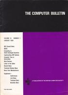 The Computer Bulletin - January 1969