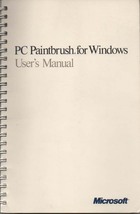 PC Paintbrush for Windows Users Manual