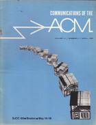 Communications of the ACM - April 1969