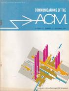 Communications of the ACM - October 1969