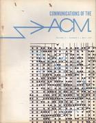 Communications of the ACM - May 1969
