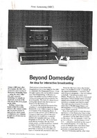 Beyond Domesday (Reprinted Article)