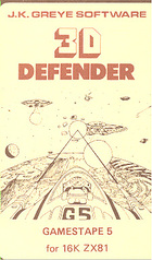 3D Defender - Games Tape 5 (early version)
