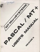 Pascal/MT+ User's Manual
