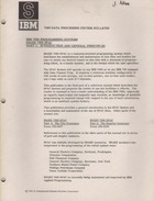 IBM 7090 Data Processing System Bulletin