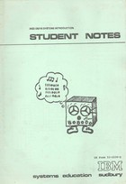 IBM Student Notes & Course Guide 2422 OS/VS Systems