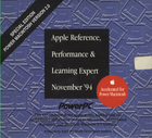 Apple Reference, Performance & Learning Expert. Special Edition Power Macintosh Version 2.0, November 1994.