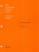 Washington Systems Center Technical Bulletin Job Networking Facilities
