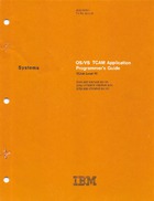 OS/VS TCAM Application Programmer's Guide TCAM Level 10