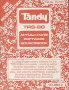 TRS-80 Applications Software Sourcebook Volume 2