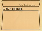 Video Genie System - Users Manual