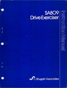 Rank Xerox - SA809 - Drive Exerciser - Instruction Manual