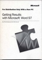 Getting Results with Microsoft Word 97