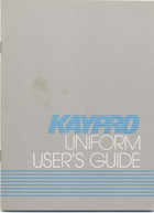 Kaypro Uniform User's Guide