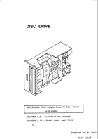 Rank Xerox - Disc Drive - 860 Double Side Single Density Disc Drive: 82 P 80628 - Chapters 2.9 and 2.10