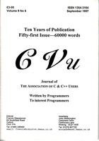 CVu Volume 9 Issue 6 - September 1997
