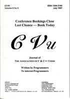 CVu Volume 9 Issue 5 - July 1997