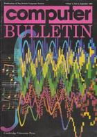 Computer Bulletin - September 1985